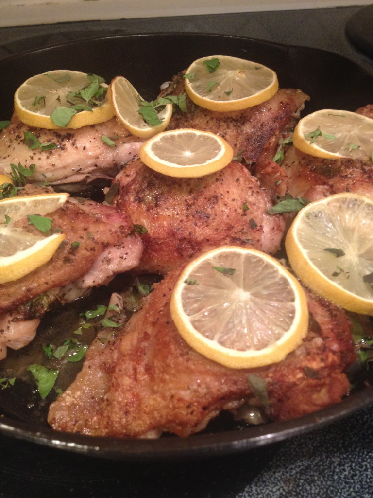 Baked Crispy Chicken Thighs 1