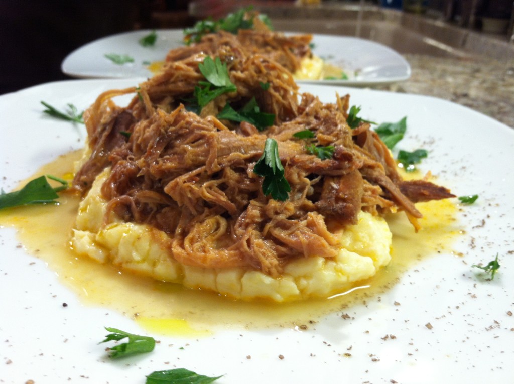 Smokey Pork Polenta