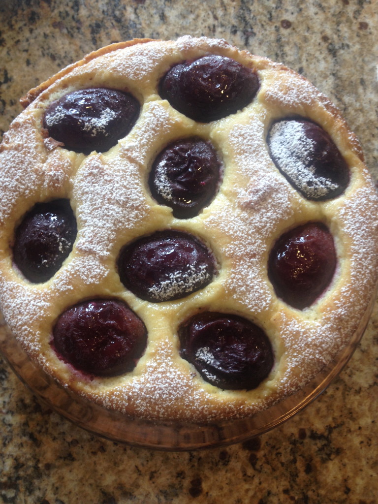 Olive Oil Ricotta Cake with Plums 7