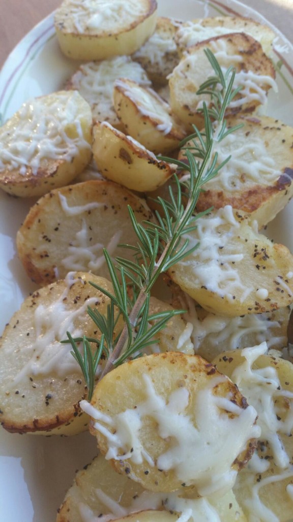 Oven Roasted Potatoes with Fontina Cheese 1