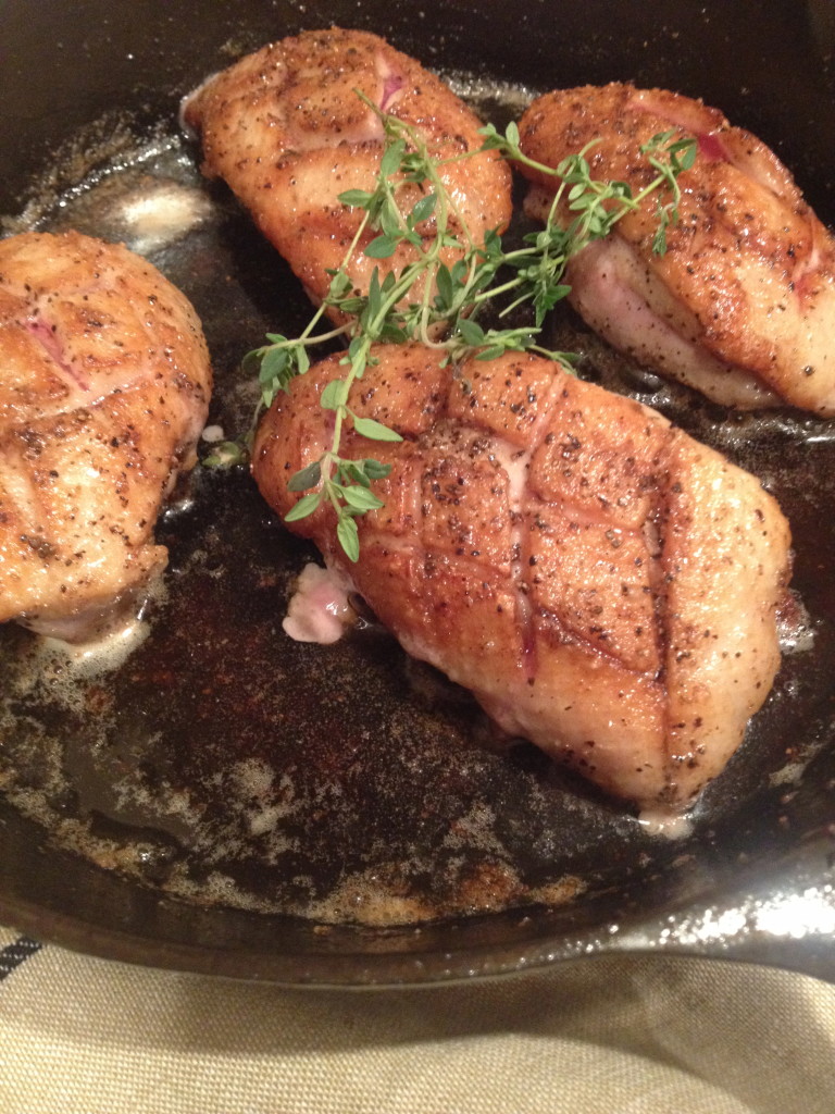 Seared Duck Breast with Rosemary Cherry Sauce
