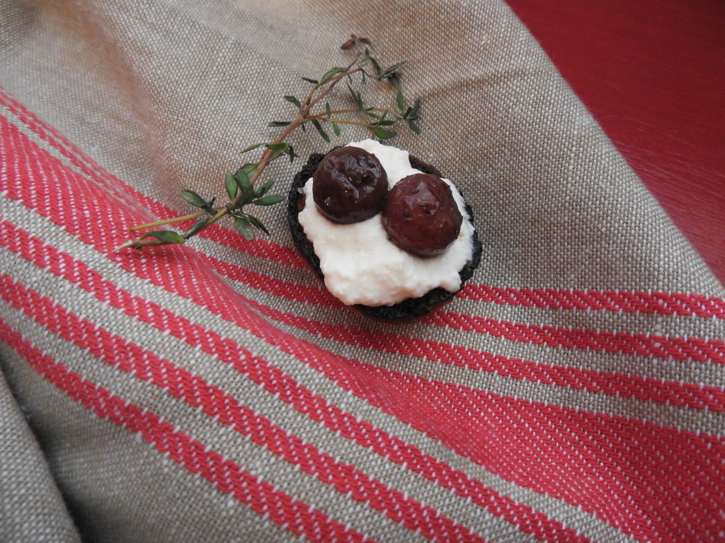 Homemade Ricotta and Thyme Roasted Grapes