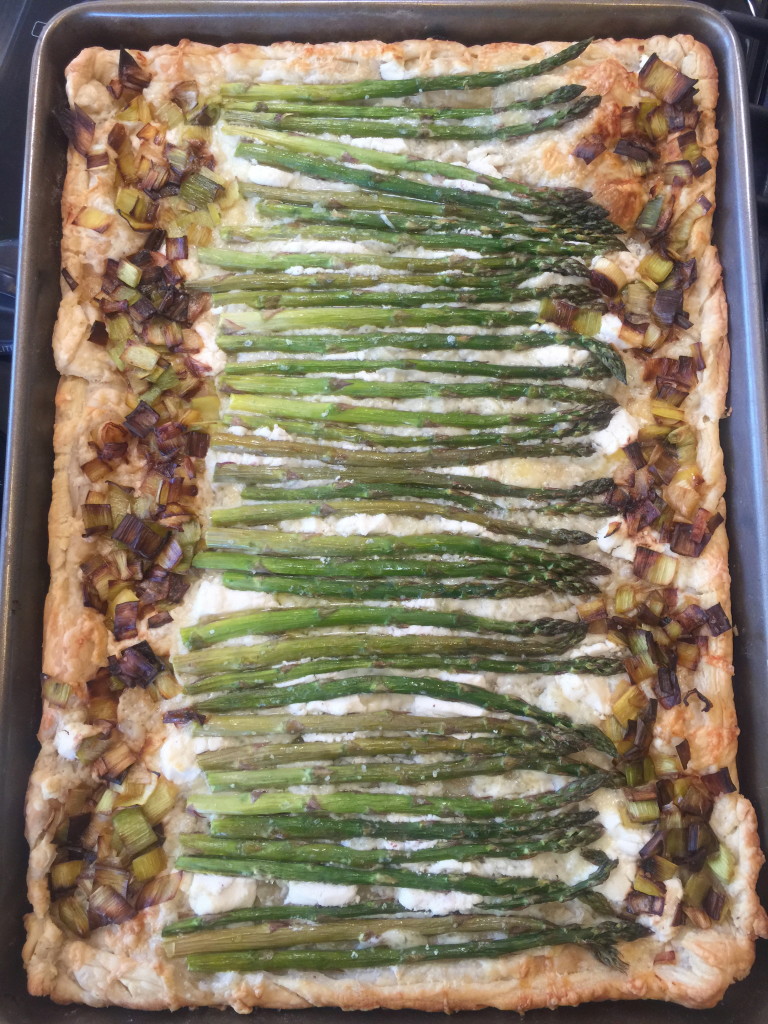 Asparagus and Leek Puff Pastry