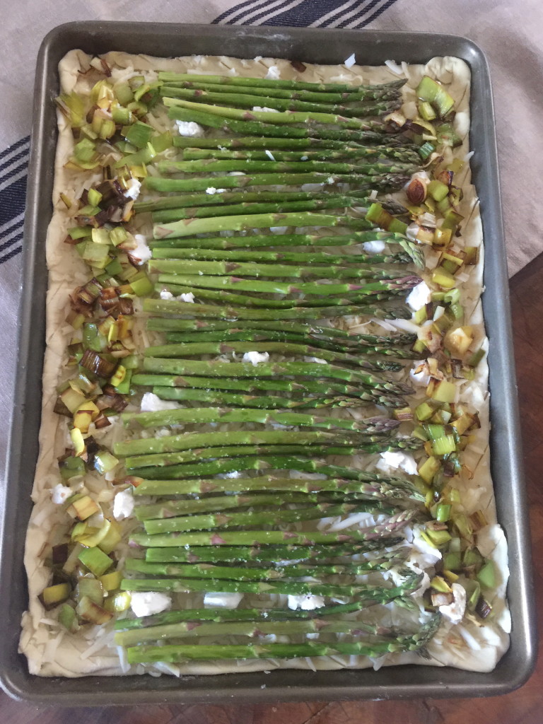 Asparagus and Leek Puff Pastry