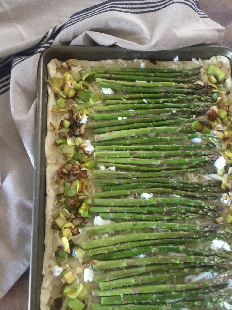 Asparagus and Leek Puff Pastry